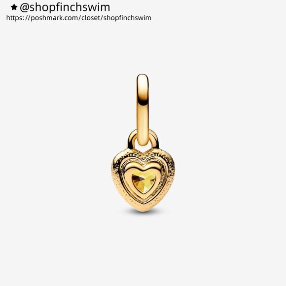 Pandora Heart Mini Dangle Charm - Picture 2 of 5